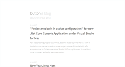 Desktop Screenshot of dutton.me.uk